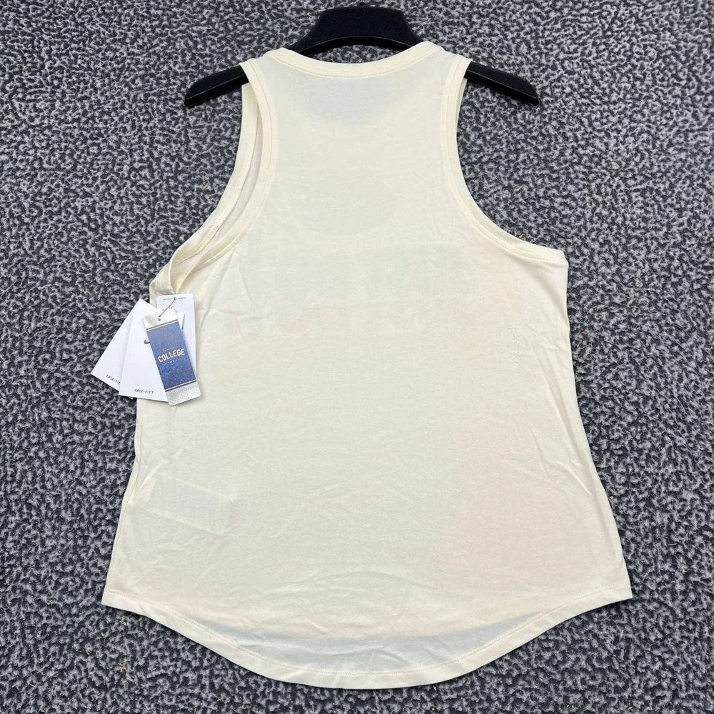 Nike Florida Gators Just Do It Dri-Fit Shirt Women Medium Cream Sleeveless New